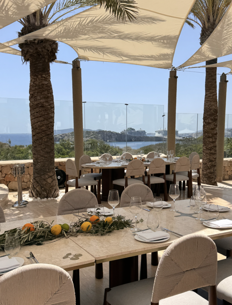 Destino Five Ibiza resort Elia restaurant