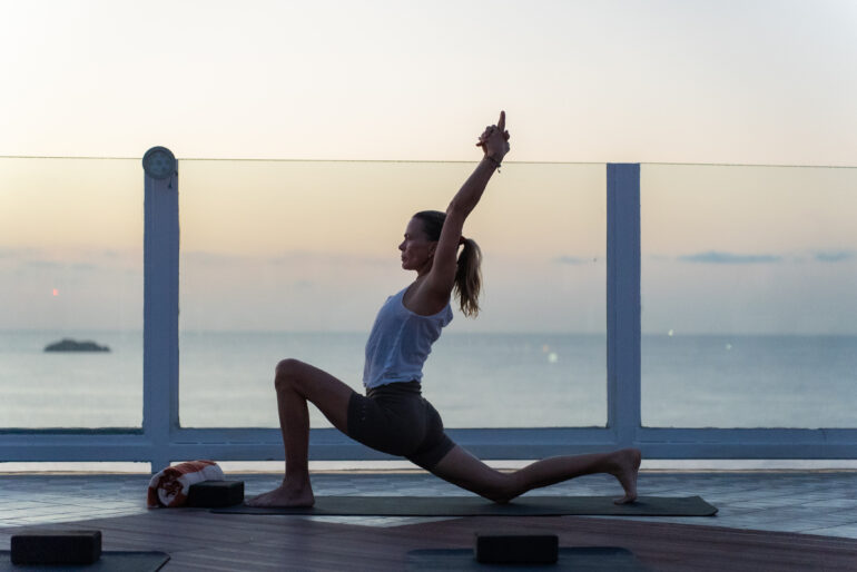 Sunrise yoga with Veronica Blume